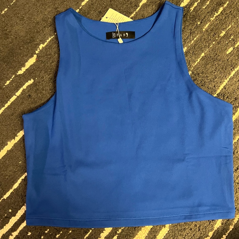 Blue tank top